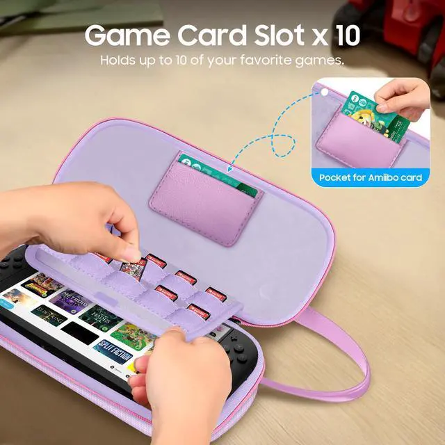 Alt view image 6 of 7 - Ultra Slim Protective Carrying Case for Nintendo Switch 2 (2025)