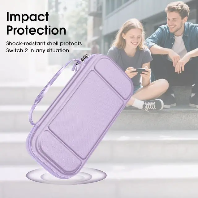Alt view image 6 of 7 - Shockproof Carrying Case for Nintendo Switch 2 (2025)