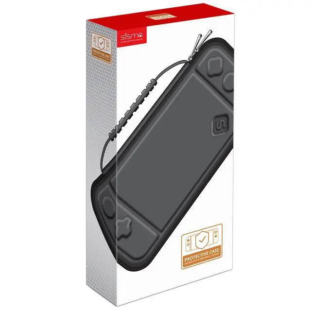 Alt view image 6 of 7 - Slim Carrying Case Compatible with Nintendo Switch 2, Hard Shell Protection Portable Travel Protective Case Accessories Storage & 12 Game Card Holders, Black