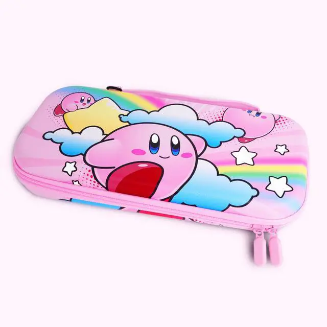 Alt view image 2 of 6 - Carrying Case for Switch 2(2025), Cute Portable Travel Bag in Updated Design of Pink Interior with an Adjustable Shoulder Strap, Pink