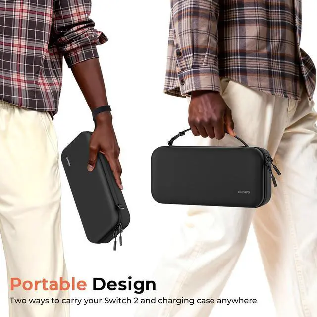 Alt view image 4 of 7 - Carrying Case with 10000mAh, 22.5W Power Bank for Nintendo Switch 2