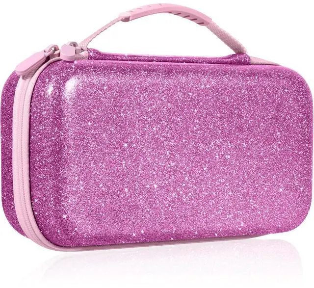 Main image of for Nintendo Switch 2 Carrying Case - Glittering Purple Cute Kawaii Design with Handle for Switch 2 2025 Travel Cases Portable Storage Carry Protective Hard Shell for Girls Teens