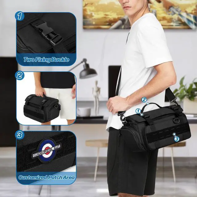 Alt view image 5 of 7 - Sling Carrying Case Compatible with Nintendo Switch/Switch 2