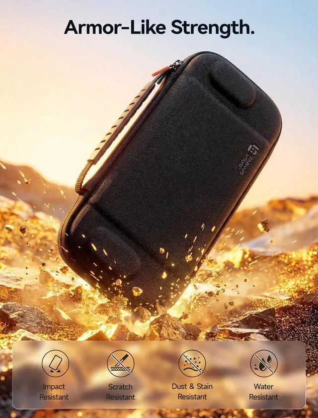 Alt view image 3 of 7 - Slim Carrying Case for Nintendo Switch 2, Hard Shell Protection
