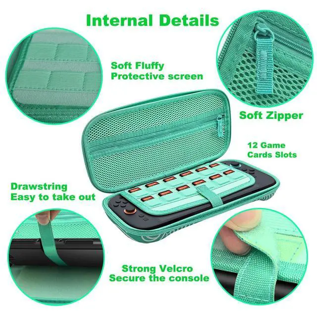 Alt view image 4 of 7 - Carrying Case for Nintendo Switch 2 (2025), Large Capacity Switch 2 Case