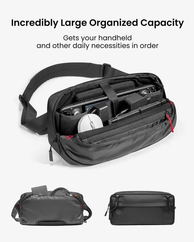 Alt view image 4 of 7 - Carrying Case for Steam Deck/OLED/Nintendo Switch 2/Rog Xbox Ally X