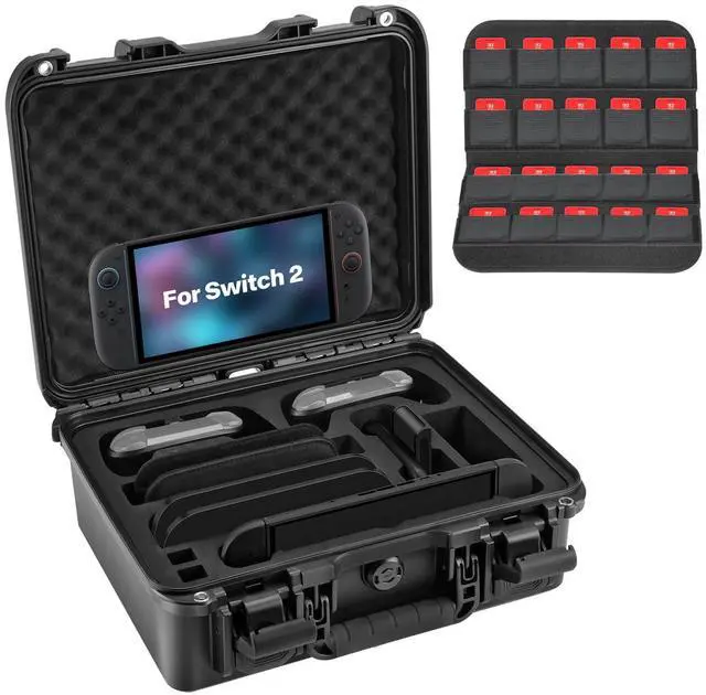 Main image of Hard Shell Carrying Case Compatible with Nintendo Switch 2 & Accessories