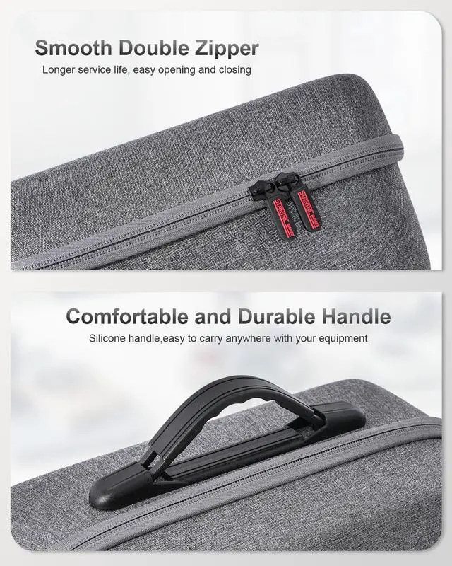 Alt view image 5 of 7 - Switch 2 All in One Carrying Case for Nintendo Switch 2, Portable Hard Travel Case with Game Card Slots, Portable Storage Carry Bag for Switch 2 Console Pro Controller Accessories