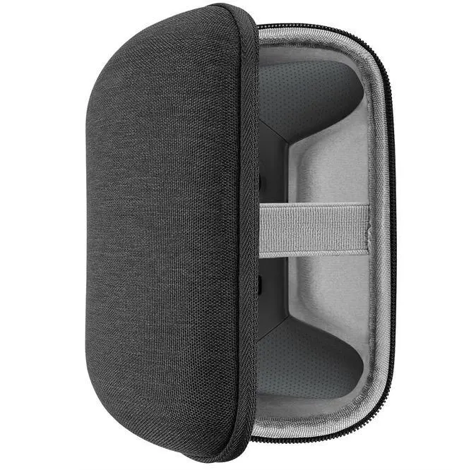 Main image of Controller Travel Case Compatible with Nintendo Switch Pro, Hard Shell Carrying Bag, Protective Storage with Internal Mesh Pocket for Charging Cable (Dark Gray)