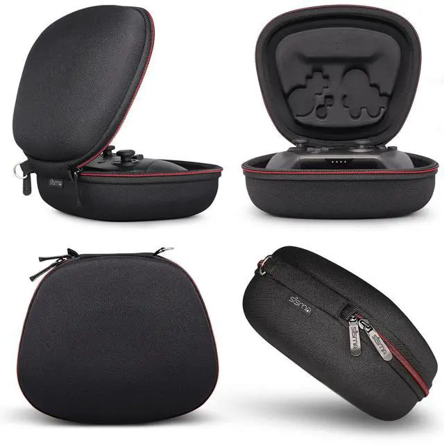 Alt view image 6 of 7 - Carrying Case Compatible with Nintendo Switch 2 Pro Controller, Hard Shell Original Switch Controller Protection Portable Travel Protective Case, Black