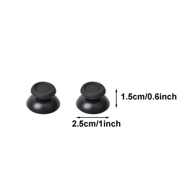 Alt view image 2 of 6 - 6Pairs(12PCS) Replacement Joystick Thumb Stick Grips Cap Cover for PlayStation 4 PS4 Controller