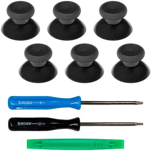Main image of Xbox One Controller Joystick Replacement - 6PCS Thumbsticks Analog Thumb Sticks Parts - Ultra Durable with T6 and T8h Repair Screwdriver Kit for Xbox One Controller