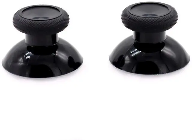 Main image of 2-Pack OEM Thumbsticks Concave Analog Replacement for Xbox one Controller Rubber Joystick Thumb Grips (Black)