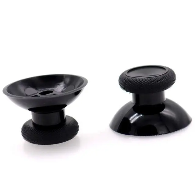 Alt view image 3 of 7 - 2-Pack OEM Thumbsticks Concave Analog Replacement for Xbox one Controller Rubber Joystick Thumb Grips (Black)
