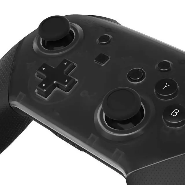 Alt view image 4 of 7 - Black Replacement 3D Joystick Thumbsticks, Analog Thumb Sticks with Cross Screwdriver for Nintendo Switch Pro Controller
