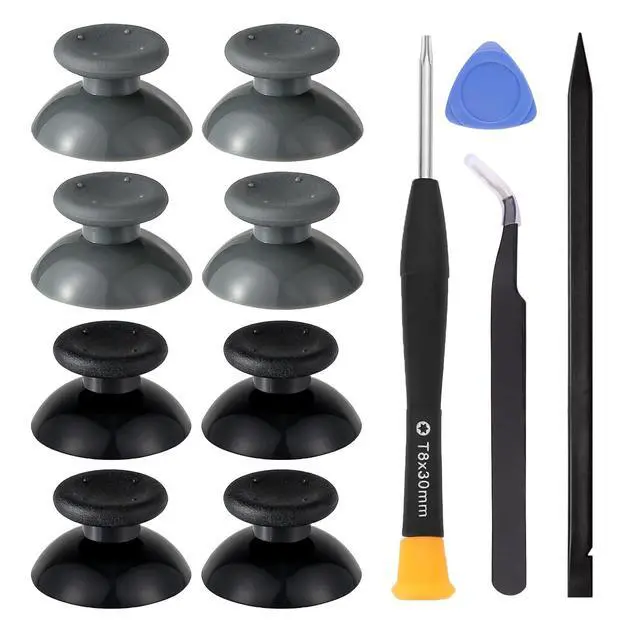 Main image of 8 Pcs Replacement Thumbsticks for Xbox 360 Controller, Plastic Thumb Stick Joystick Grip Replacement for Xbox 360 Controller Accessories