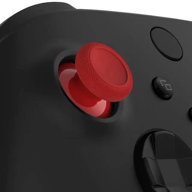Alt view image 2 of 7 - Replacement Thumbsticks for Xbox Series X & S, Joysticks Repair Kit for Xbox Wireless Controller, Custom Analog Stick Buttons for Xbox One S/X/Elite Controller - Carmine Red