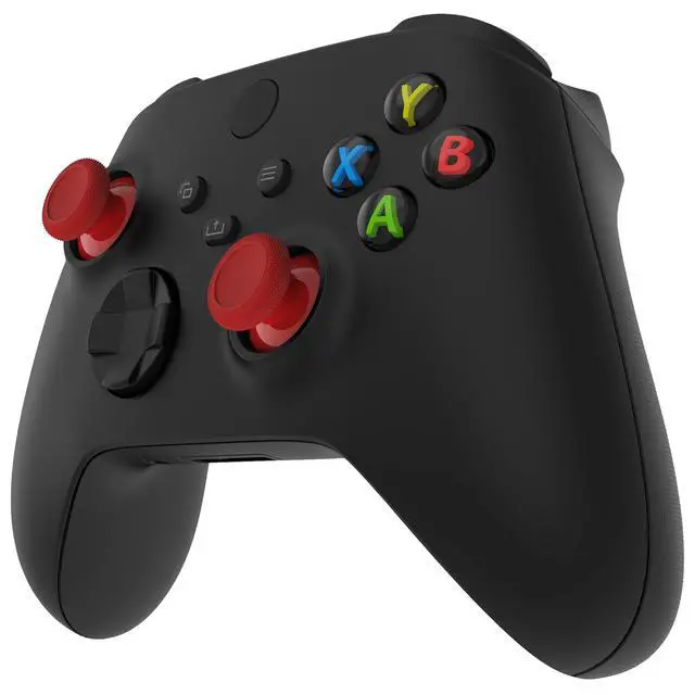 Alt view image 4 of 7 - Replacement Thumbsticks for Xbox Series X & S, Joysticks Repair Kit for Xbox Wireless Controller, Custom Analog Stick Buttons for Xbox One S/X/Elite Controller - Carmine Red