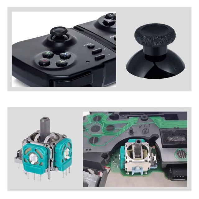 Alt view image 3 of 7 - Xbox One Controller Joystick Replacement, 4PCS Xbox one Joysticks Replacement Parts with T6 T8 T10 Repair Screwdriver Kit for Xbox Controller