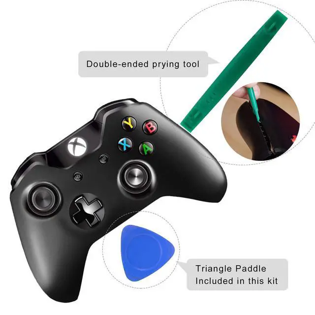 Alt view image 6 of 7 - Xbox One Controller Joystick Replacement, 4PCS Xbox one Joysticks Replacement Parts with T6 T8 T10 Repair Screwdriver Kit for Xbox Controller