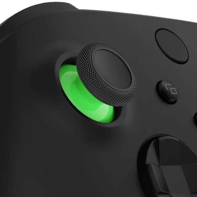 Alt view image 2 of 7 - Replacement Thumbsticks for Xbox Core Wireless Controller, Joysticks Repair Kit for Xbox Series X/S Controller, Custom Analog Stick Buttons for Xbox One S/X/Elite - Green & Black