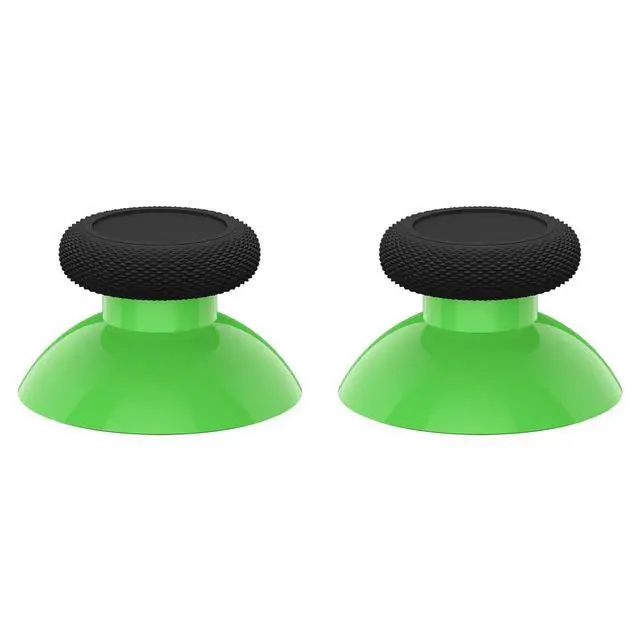 Alt view image 6 of 7 - Replacement Thumbsticks for Xbox Core Wireless Controller, Joysticks Repair Kit for Xbox Series X/S Controller, Custom Analog Stick Buttons for Xbox One S/X/Elite - Green & Black