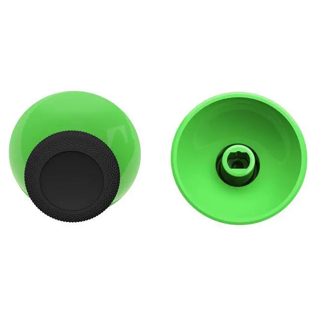 Alt view image 7 of 7 - Replacement Thumbsticks for Xbox Core Wireless Controller, Joysticks Repair Kit for Xbox Series X/S Controller, Custom Analog Stick Buttons for Xbox One S/X/Elite - Green & Black