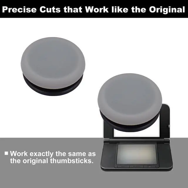Alt view image 2 of 6 - 2Pcs Analog Stick Cap Replacement 3D Joystick Cover for 2DS 3DS 3DSXL 3DSLL New 3DS New 3DSXL New 3DSLL Controller