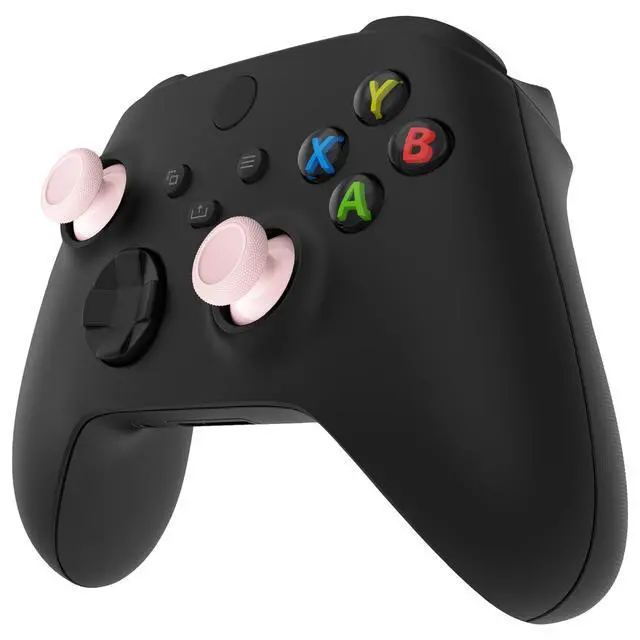 Alt view image 4 of 7 - Replacement Thumbsticks for Xbox Core Wireless Controller, Joysticks Repair Kit for Xbox Series X/S Controller, Custom Analog Stick Buttons for Xbox One S/X/Elite - Cherry Blossoms Pink