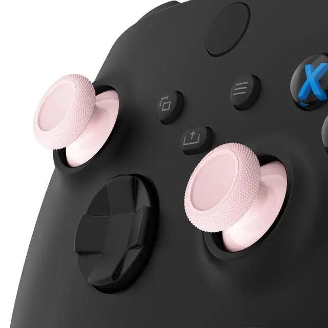 Alt view image 3 of 7 - Replacement Thumbsticks for Xbox Core Wireless Controller, Joysticks Repair Kit for Xbox Series X/S Controller, Custom Analog Stick Buttons for Xbox One S/X/Elite - Cherry Blossoms Pink