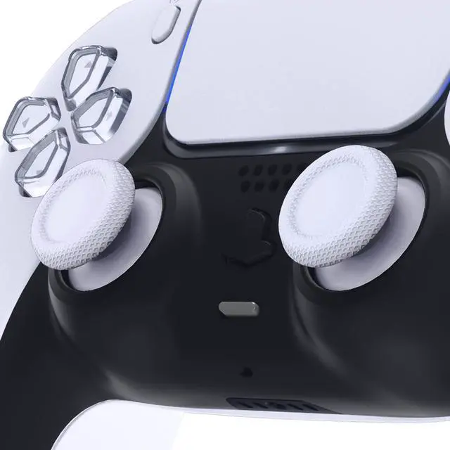 Alt view image 3 of 5 - Solid White Replacement Thumbsticks for PS5 Controller, Custom Analog Stick Joystick Compatible with PS5, for PS4 All Model Controller - Controller NOT Included