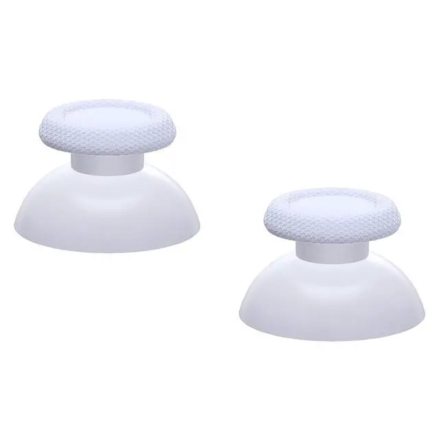 Alt view image 4 of 5 - Solid White Replacement Thumbsticks for PS5 Controller, Custom Analog Stick Joystick Compatible with PS5, for PS4 All Model Controller - Controller NOT Included