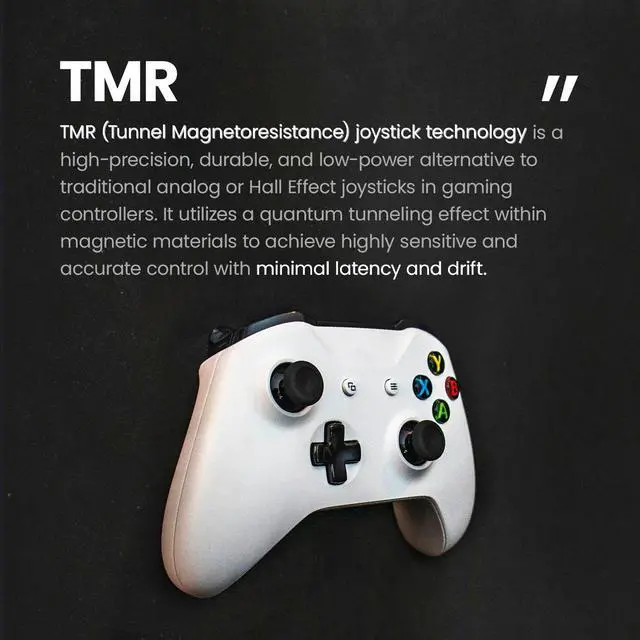 Alt view image 6 of 7 - K-Silver TMR Joystick Replacement, JS13 Pro Thumbsticks Electromagnetic Stick Repair Module with Thumbstick Caps, No Drift High Precision, A Pair for Xbox One Series X/S Elite 1 Controller
