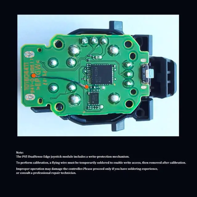 Alt view image 6 of 7 - TMR Magnetic Joystick Replacement for PS5 DualSense/Edge Controller