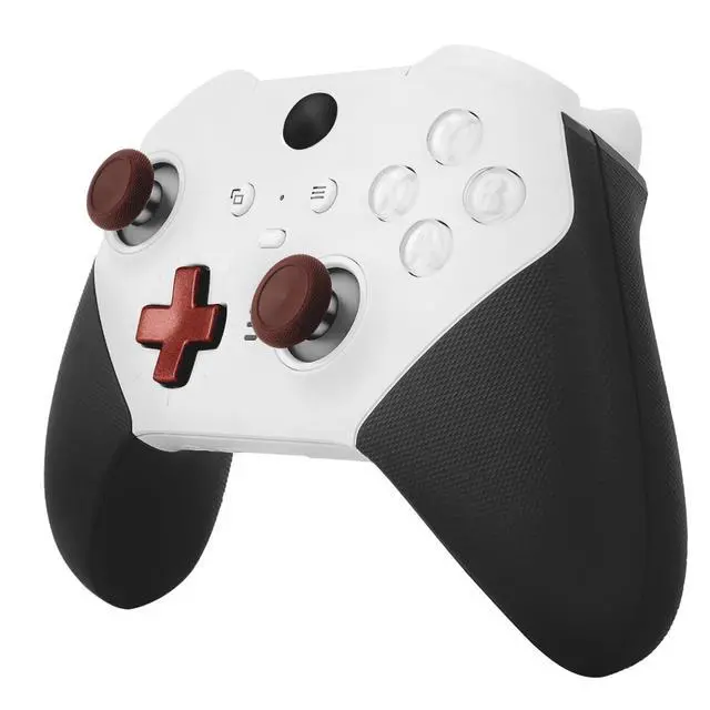 Alt view image 2 of 7 - Accessories for Xbox One Elite Series 2 Controller(Model 1797), Metal Thumbsticks Paddles Joysticks Replacement Parts Kits Compatible with Xbox Elite Wireless Controller Series 2 Core(Dark Red)