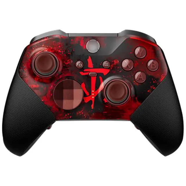 Alt view image 6 of 7 - Accessories for Xbox One Elite Series 2 Controller(Model 1797), Metal Thumbsticks Paddles Joysticks Replacement Parts Kits Compatible with Xbox Elite Wireless Controller Series 2 Core(Dark Red)