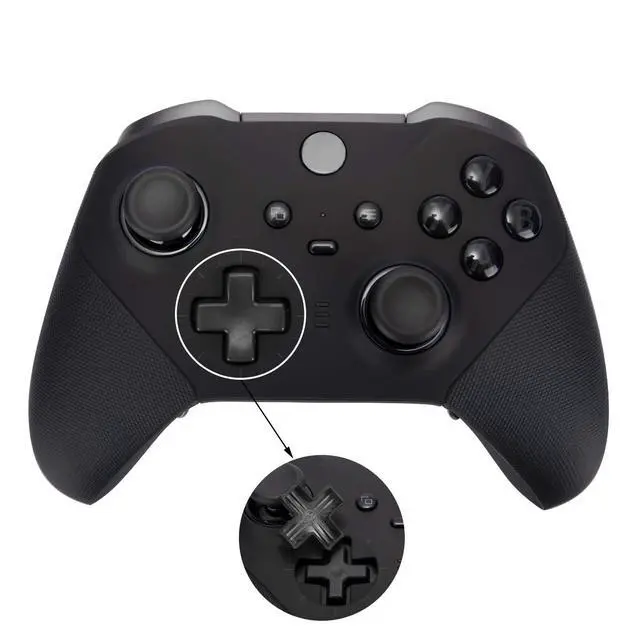 Alt view image 4 of 7 - 13 in 1 Metal Thumbsticks for Xbox One Elite Series 2, Elite Series 2 Controller Accessory Parts, Gaming Accessory Replacement, Metal Mod 6 Swap Joysticks, 4 Paddles, 2 D-Pads, 1 Tool