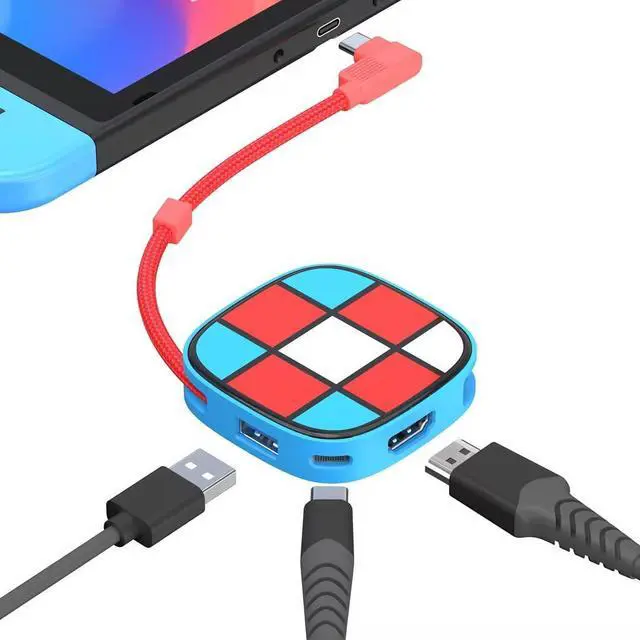 Main image of Switch Dock with Organizer Design for Nintendo Switch Dock Switch TV Dock, Switch Charging Dock with 4K HDMI Output/USB 3.0/ PD 100W Charging Port for MacBook Pro/Air, Not for Switch 2