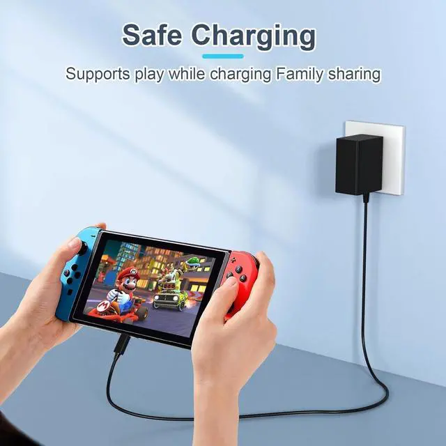 Alt view image 6 of 7 - 2-Pack Switch 2 Charger - AC Adapter for Nintendo 2 /Nintendo1