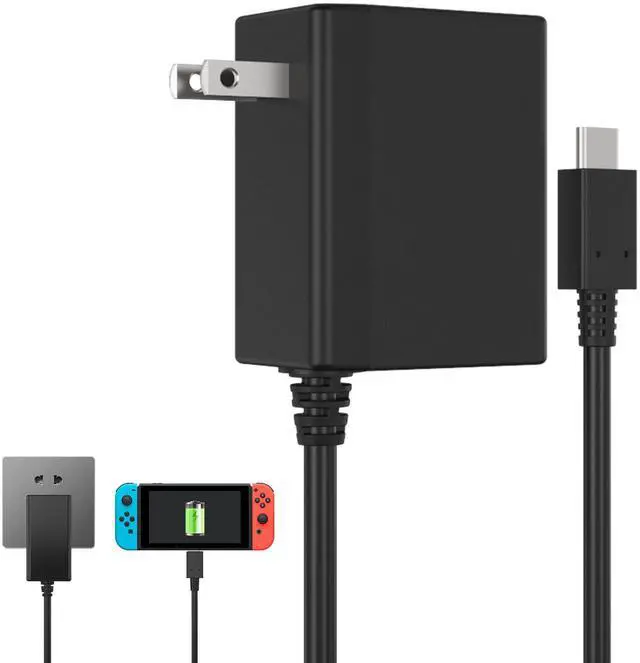 Main image of Charger for Switch, Switch OLED & TV Dock Mode, 39W Fast Charger with 5FT USB-C Cable