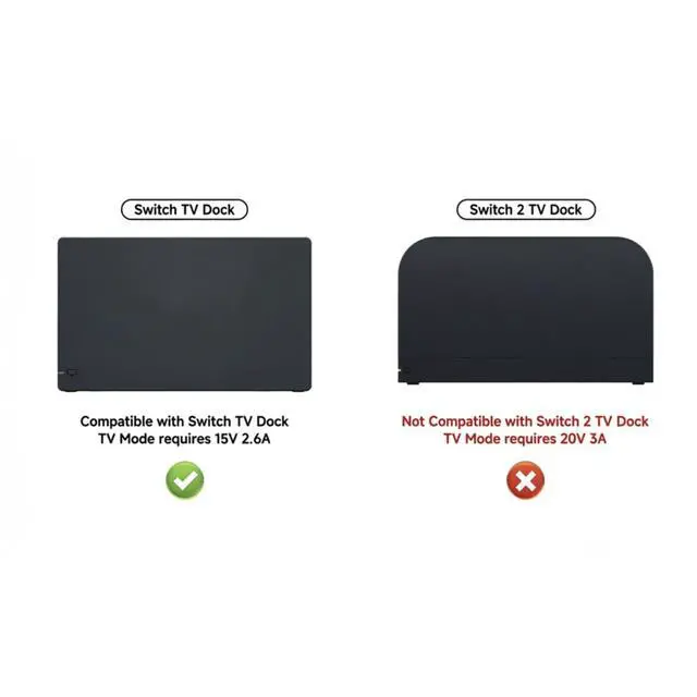 Alt view image 7 of 7 - Replacement for Nintendo Switch 1 Charger AC Adapter, Power Cord