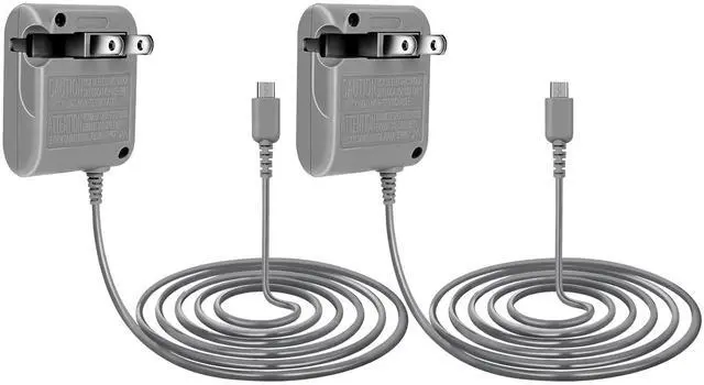 Main image of DS Lite Charger Replacement for Nintendo DS Lite, AC Adapter (100-240v) 2 Pack