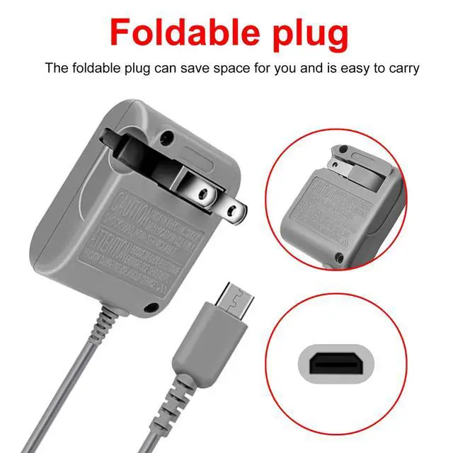 Alt view image 3 of 7 - DS Lite Charger Replacement for Nintendo DS Lite, AC Adapter (100-240v) 2 Pack