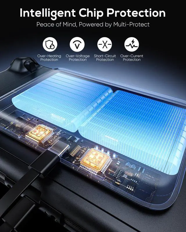 Alt view image 6 of 7 - 2 Pack 10000mAh Magnetic Power Bank for Nintendo Switch 2 & OLED