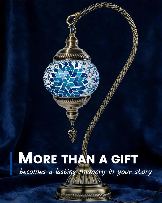 Alt view image 7 of 7 - DIY Turkish Mosaic Lamp Kit, Bedside Turkish Lamp for Adults & Teens