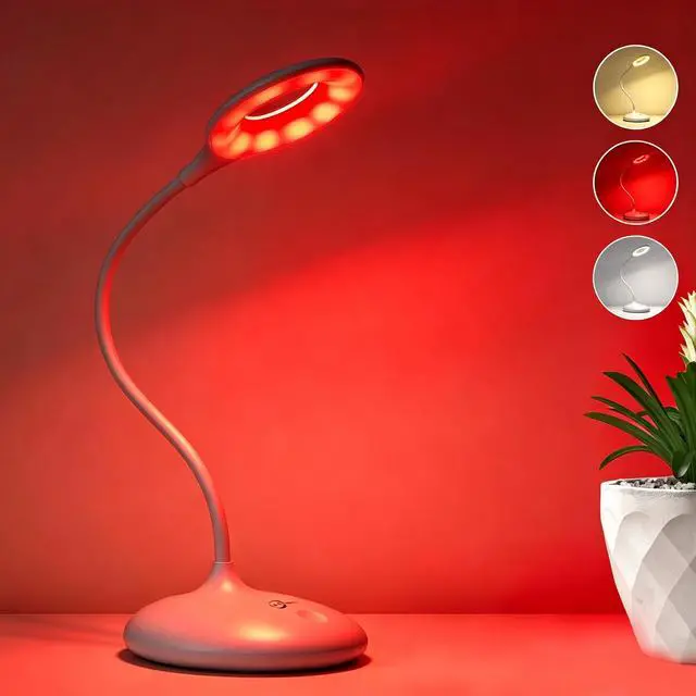 Main image of Desk Lamp with 670nm Red Light Therapy for Reading Sleep Bedroom