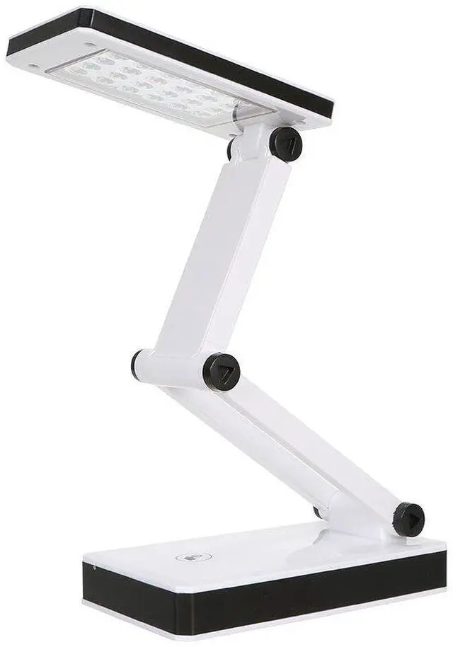 Main image of Foldable LED Desk Lamp Portable LED Table Lamp Folding Light Sensitive Touch Control 3 Levels Adjustable Brightness Battery and USB Powered for Travel Reading Studing Home Office School