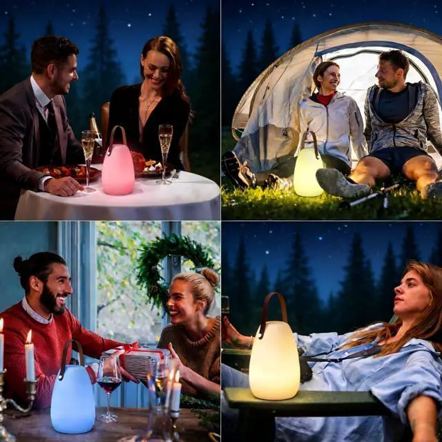 Alt view image 7 of 7 - Rechargeable Portable Table Lamp with Remote