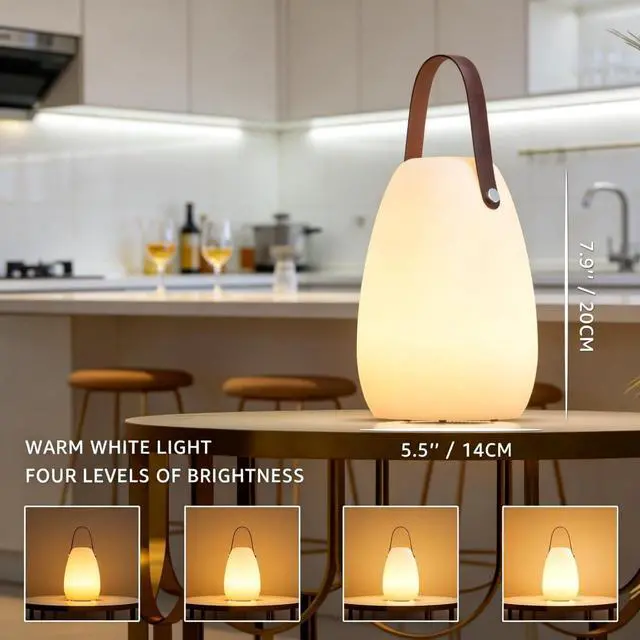 Alt view image 6 of 7 - Rechargeable Portable Table Lamp with Remote