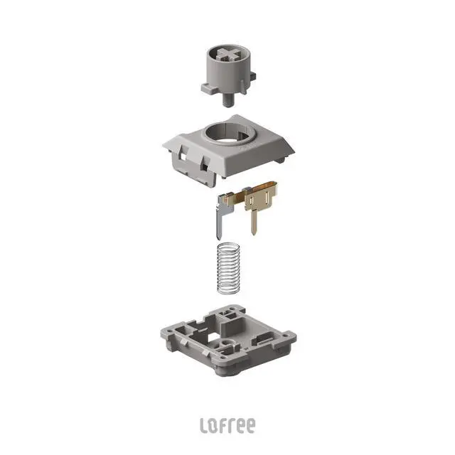 Alt view image 3 of 7 - Hades Low-Profile POM Switches 45g Linear Type (Flow/Flow Lite Exclusive) - Hot-Swappable Keyboard Switches (106pcs + Puller) Silent